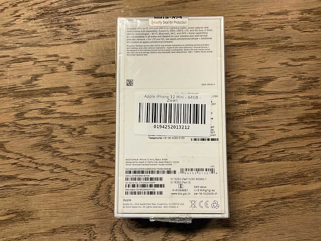 Apple iphone 12 mini 64gb zwart - afbeelding 3 van  3
