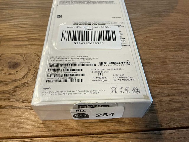 Apple iphone 12 mini 64gb zwart - afbeelding 3 van  3