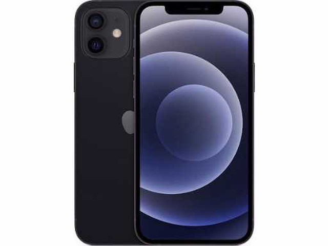 Apple iphone 12 mini 64gb zwart - afbeelding 1 van  3