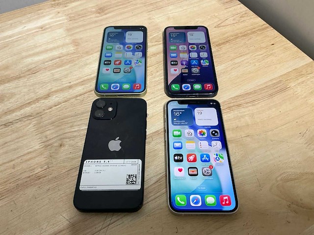 Apple iphone 12 mini mobiele telefoon (4x) - afbeelding 1 van  13