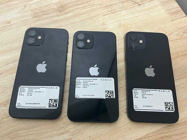 Apple iphone 12 mobiele telefoon (3x) - afbeelding 3 van  6