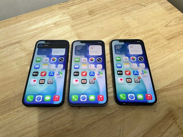 Apple iphone 12 mobiele telefoon (3x) - afbeelding 1 van  8