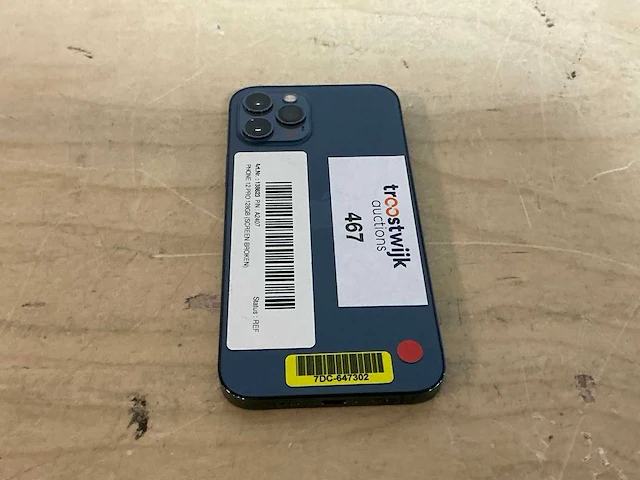 Apple iphone 12 pro a2407 mobiele telefoon - afbeelding 3 van  3