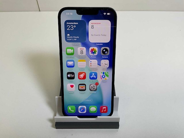 Apple iphone 13 - 128 gb - black - afbeelding 1 van  4