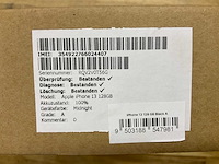 Apple iphone 13 128gb mobiele telefoon - afbeelding 2 van  2