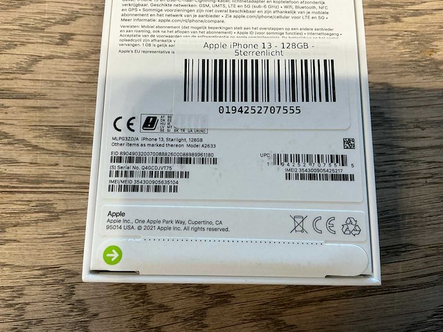 Apple iphone 13 128gb sterrenlicht - afbeelding 9 van  9