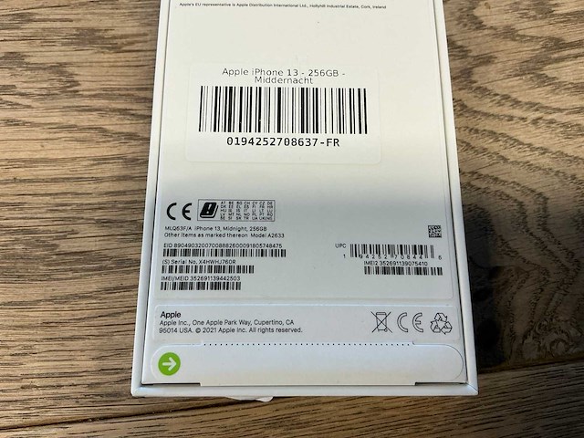 Apple iphone 13 256gb middernacht - afbeelding 7 van  7