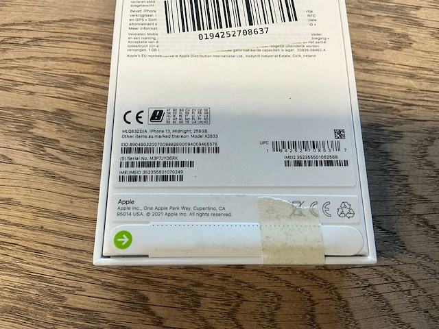 Apple iphone 13 256gb middernacht - afbeelding 7 van  7