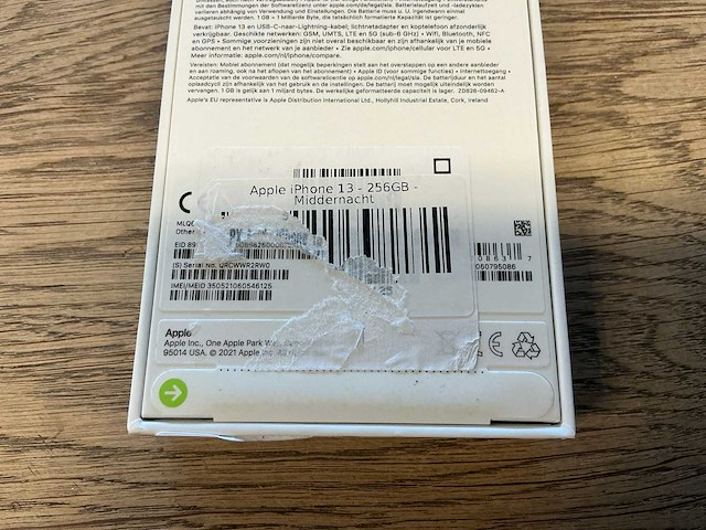 Apple iphone 13 256gb middernacht - afbeelding 7 van  7