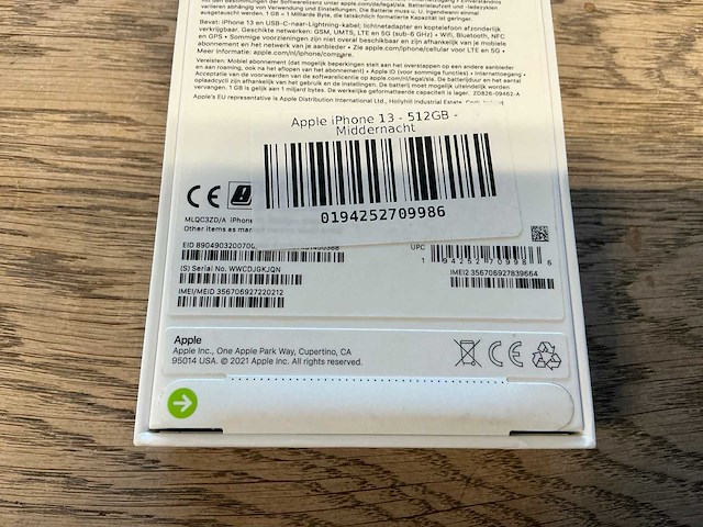 Apple iphone 13 512gb middernacht - afbeelding 7 van  7
