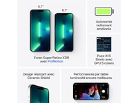 Apple iphone 13 pro max 17 cm (6.7) dual sim ios 15 5g 128 gb zilver - afbeelding 2 van  3