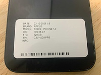 Apple iphone 14 a2882 mobiele telefoon - afbeelding 7 van  7