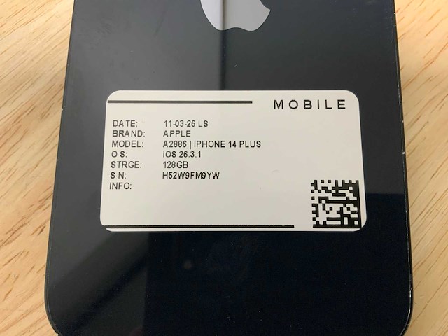 Apple iphone 14 plus | a2886 mobiele telefoon - afbeelding 4 van  8