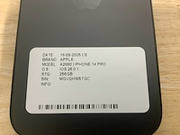 Apple iphone 14 pro a2890 mobiele telefoon - afbeelding 5 van  9