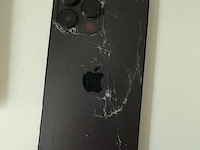 Apple iphone 14 pro max 256 gb space black. met doosje en laadkabel. achterzijde heeft schade. met hoesje. - afbeelding 5 van  7