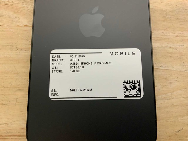 Apple iphone 14 pro max a2894 mobiele telefoon - afbeelding 3 van  8