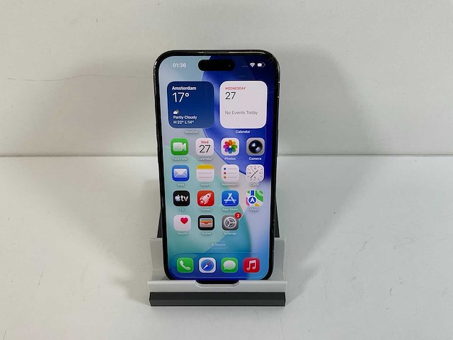 Apple iphone 15 - 128 gb - black - afbeelding 1 van  6