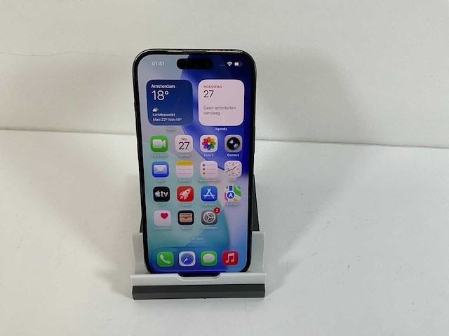 Apple iphone 15 - 128 gb - black - afbeelding 1 van  5