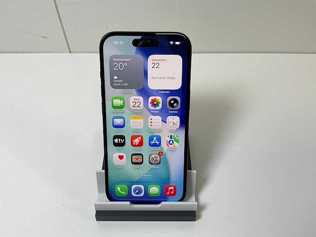Apple iphone 15 - 128 gb - black - afbeelding 1 van  5