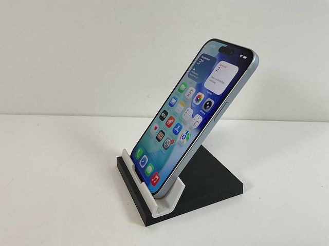 Apple iphone 15 - 128 gb - white - afbeelding 2 van  3