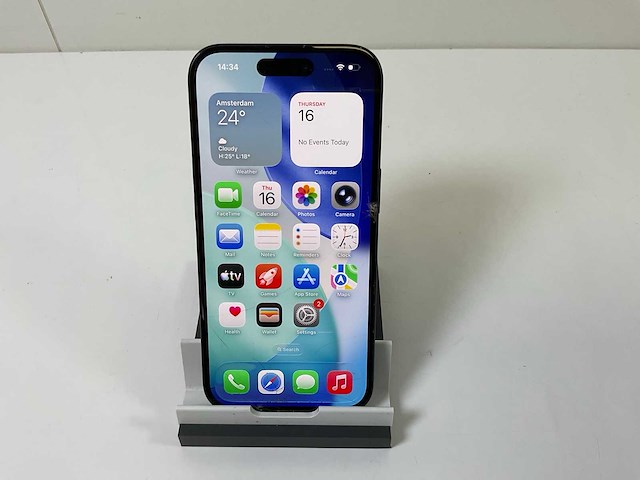 Apple iphone 15 5g - 128 gb - black - afbeelding 1 van  5