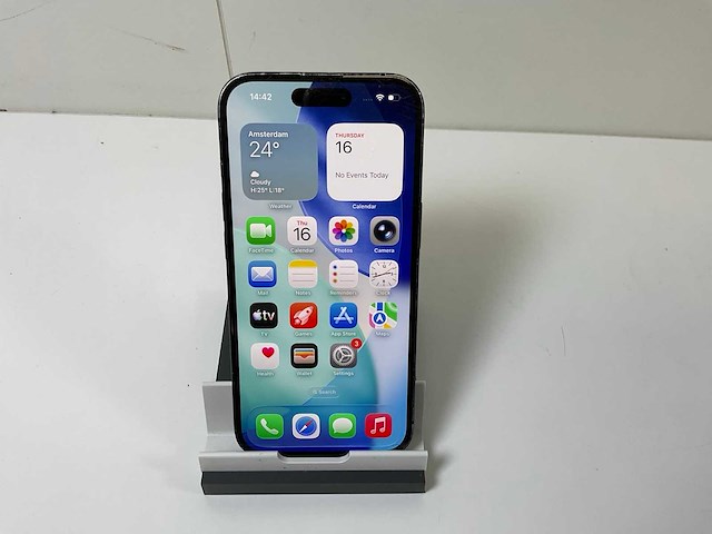 Apple iphone 15 5g - 128 gb - black - afbeelding 1 van  8