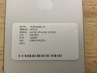 Apple iphone 15 pro a3102 mobiele telefoon - afbeelding 4 van  7
