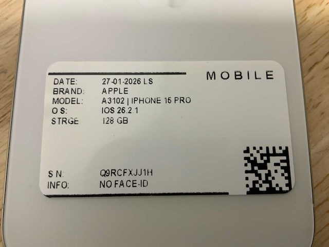 Apple iphone 15 pro a3102 mobiele telefoon - afbeelding 9 van  9