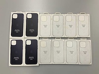Apple iphone 15 pro clear case & iphone 15 plus finewoven case black (12x) - afbeelding 1 van  5