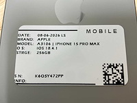Apple iphone 15 pro max a3106 mobiele telefoon - afbeelding 8 van  8