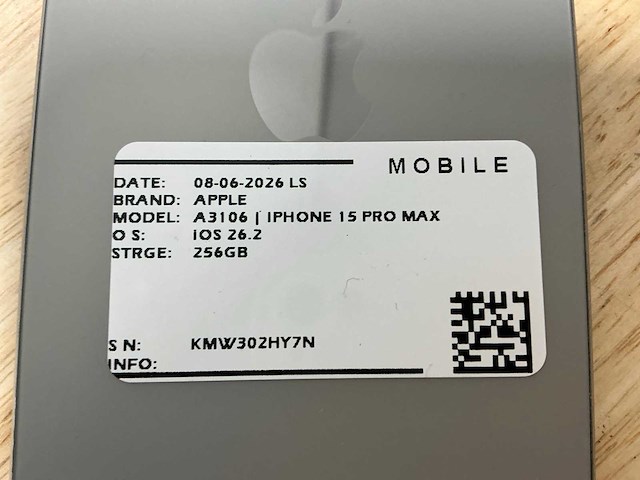 Apple iphone 15 pro max a3106 mobiele telefoon - afbeelding 8 van  8