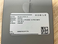 Apple iphone 15 pro max a3106 mobiele telefoon - afbeelding 8 van  8