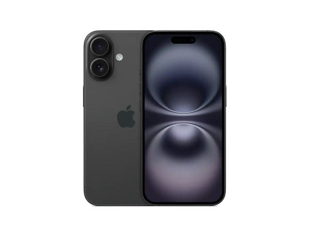 Apple iphone 16 15,5 cm (6.1") dual sim ios 18 5g usb type-c 128 gb zwart - afbeelding 1 van  1