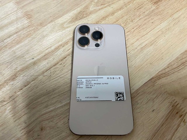 Apple iphone 16 pro a3293 mobiele telefoon - afbeelding 2 van  8