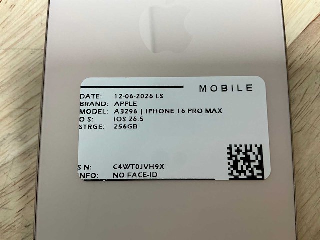 Apple iphone 16 pro max a3296 mobiele telefoon - afbeelding 9 van  9