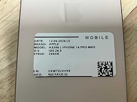 Apple iphone 16 pro max a3296 mobiele telefoon - afbeelding 9 van  9