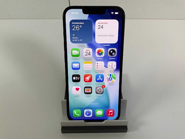 Apple iphone 16e - 5g - 128 gb - black - afbeelding 1 van  4