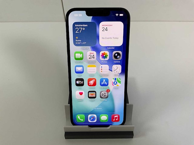Apple iphone 16e - 5g - 128 gb - black - afbeelding 1 van  5