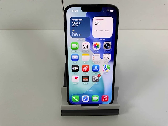 Apple iphone 16e - 5g - 128 gb - black - afbeelding 1 van  5