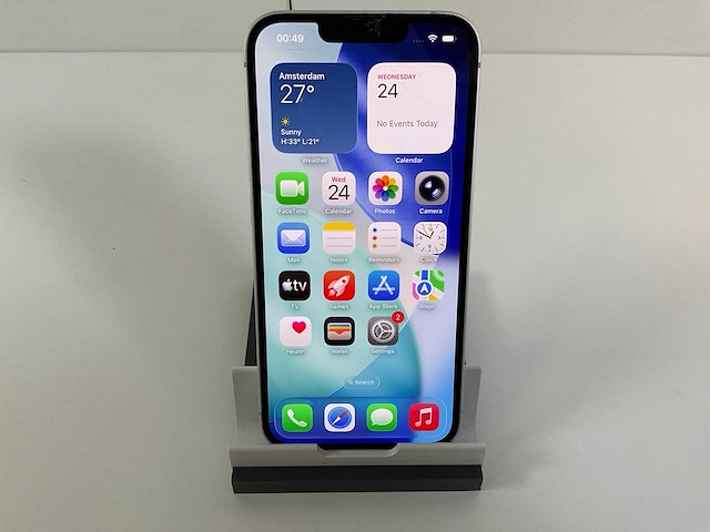 Apple iphone 16e - 5g - 128 gb - white - afbeelding 1 van  4