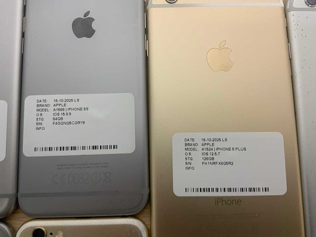 Apple iphone 6, 6s & 6+ smartphone (23x) - afbeelding 12 van  13