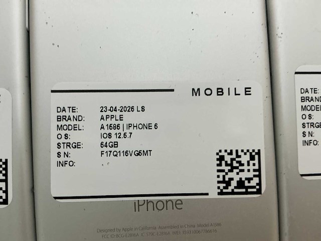 Apple iphone 6, 6s & 6+ smartphone (43x) - afbeelding 36 van  44