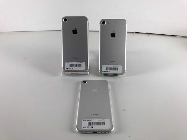 Apple iphone 7 - 128 gb - silver (3x) - afbeelding 5 van  5