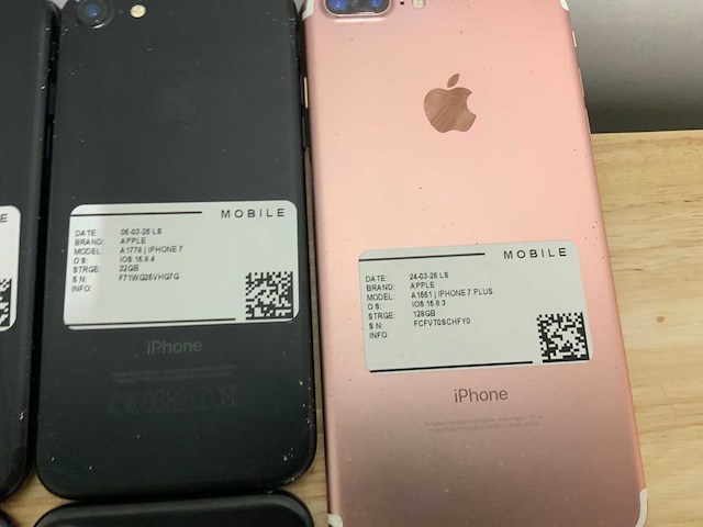 Apple iphone 7, 7+ smartphone (17x) - afbeelding 7 van  10