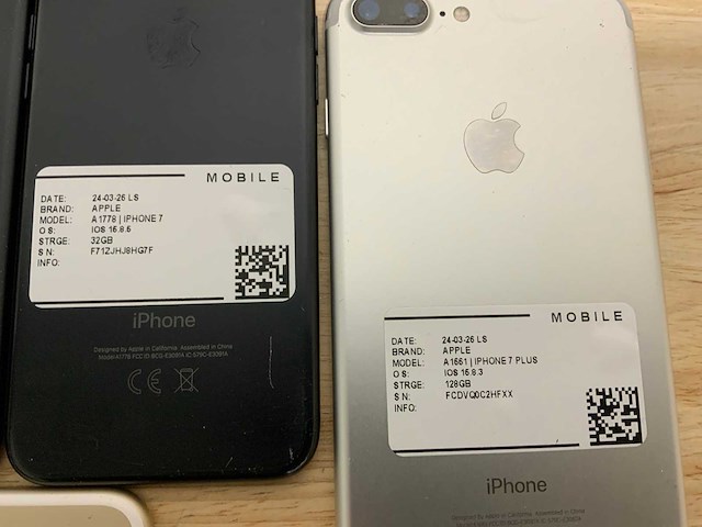 Apple iphone 7, 7+ smartphone (17x) - afbeelding 10 van  10