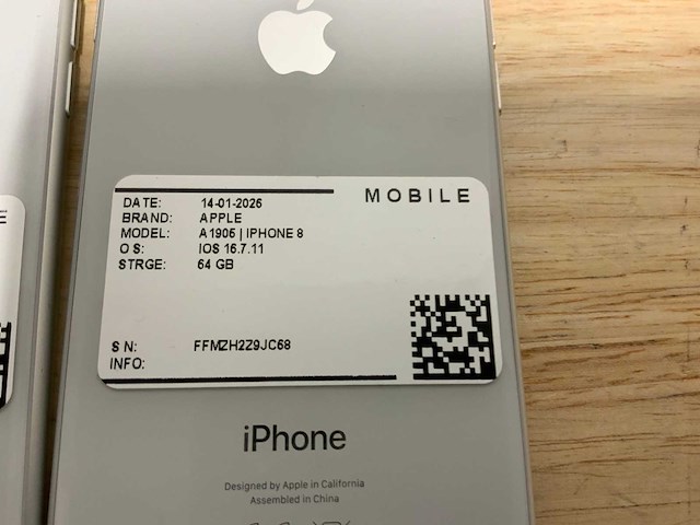 Apple iphone 8 a1905 (10x) - afbeelding 4 van  4