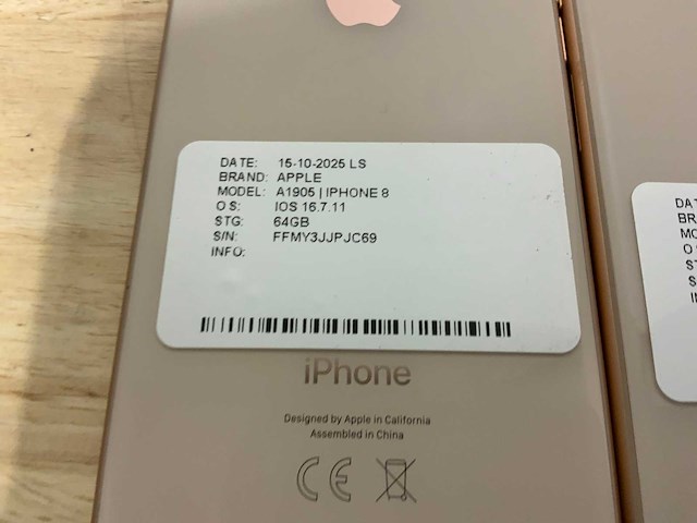 Apple iphone 8 a1905 a1897 (10x) - afbeelding 4 van  12