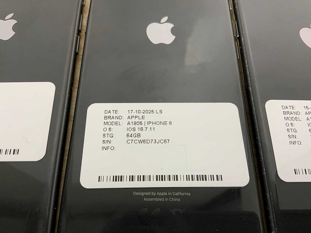 Apple iphone 8 a1905 a1897 (10x) - afbeelding 9 van  12