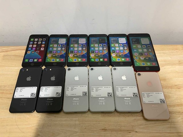 Apple iphone 8 a1905/a1898 (12x) - afbeelding 1 van  8