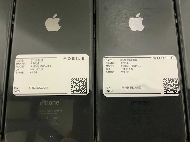 Apple iphone 8 a1905/a1898 (12x) - afbeelding 4 van  8